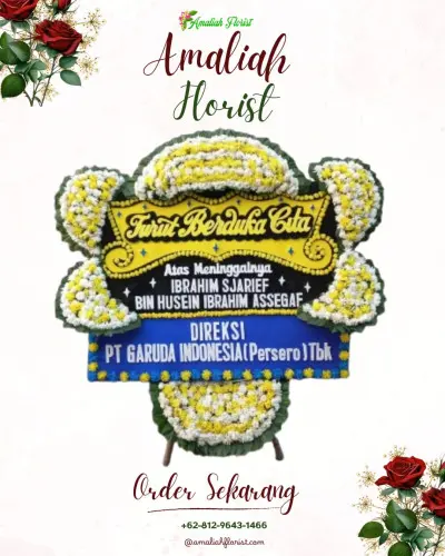 Papan Bunga Duka di Sukahaji